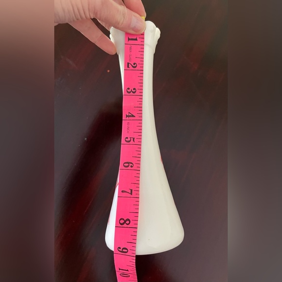 Milk Glass Rose Bud Vase 9” - Picture 6 of 8